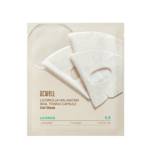 Acwell Licorice pH Balancing Real Toning Capsule Mask Sheet 1ea