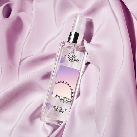 Body Fantasies Pure Fragrance Body Spray 118ml #Purple Cotton Fantasy