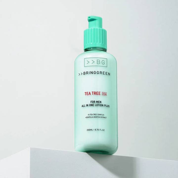BRINGGREEN Tea Tree Cica For Men All In One Lotion Plus 200ml Set (+Spot Patch 25P)