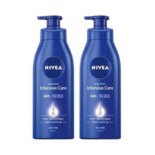 NIVEA Intensive Care Body Lotion 400ml+400ml Double Pack