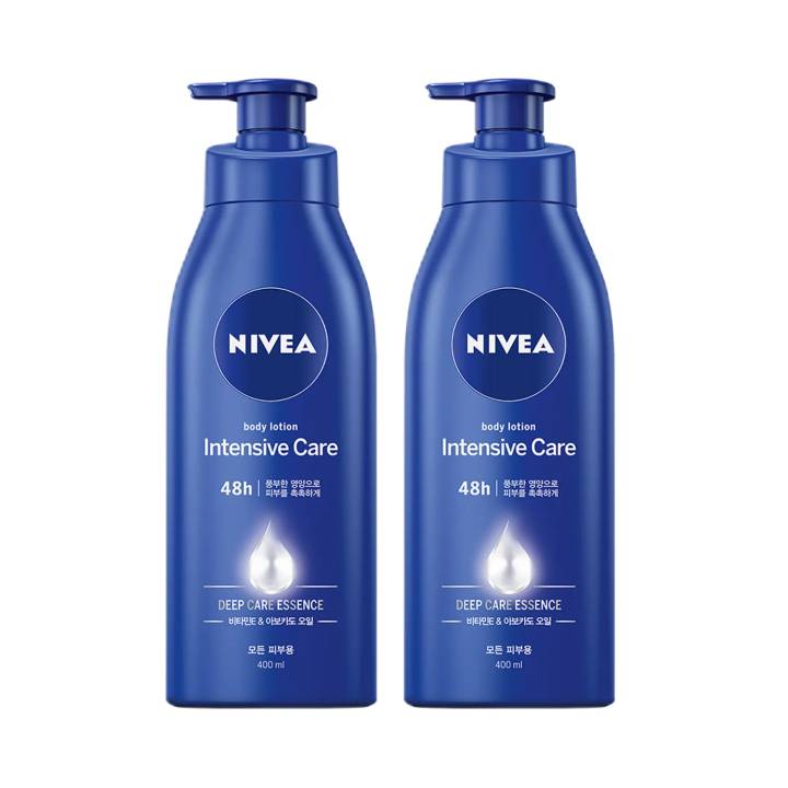 NIVEA Intensive Care Body Lotion 400ml+400ml Double Pack
