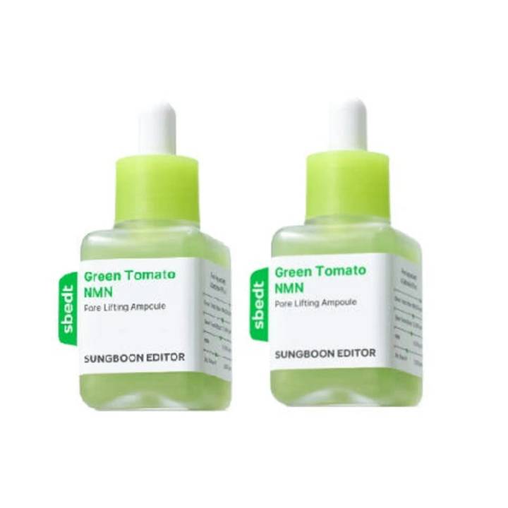 SUNGBOON EDITOR Green Tomato NMN Pore Lifting Amoule 40ml Double Pack