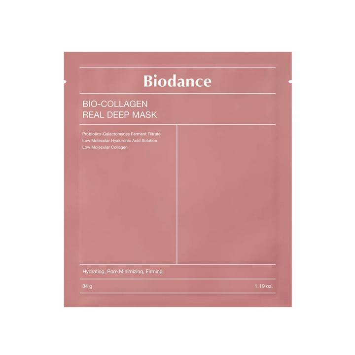 BIODANCE Real Deep Mask Sheet 1ea (Bio-Collagen/Refreshing Sea Kelp/Vita Niacinamide/Hydro Cera-Nol/Rejuvenating Caviar PDRN)