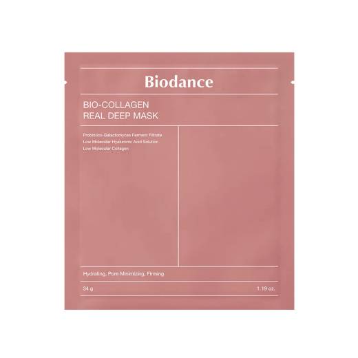 BIODANCE Real Deep Mask Sheet 1ea (Bio-Collagen/Refreshing Sea Kelp/Vita Niacinamide/Hydro Cera-Nol/Rejuvenating Caviar PDRN)