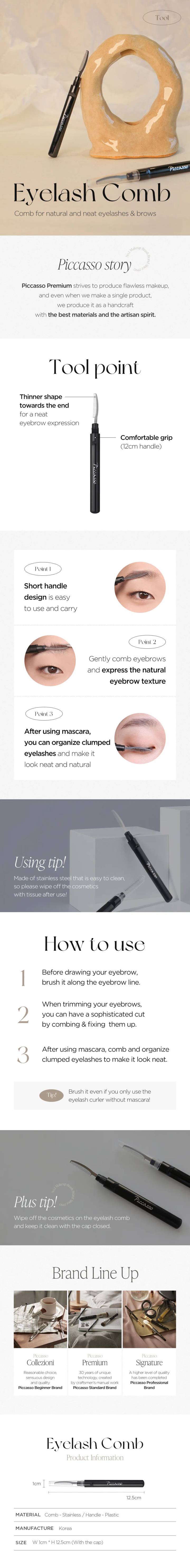 PICCASSO Eyelash Comb