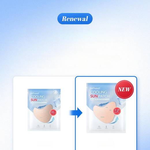 Cell Fusion C Cooling Sun Patch 4P