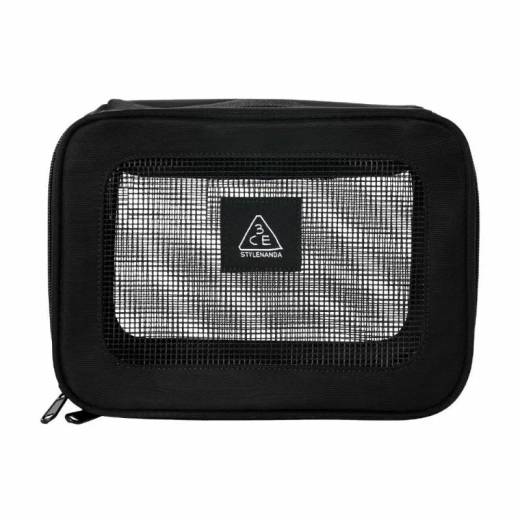 3CE To Go Pouch (Pink Beige/Black)