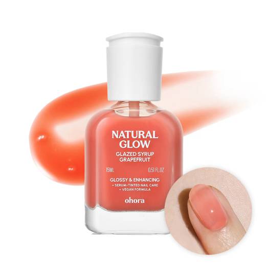 ohora Natural Glow Milk Syrup Nail Strengthener 15ml (18 Colors)