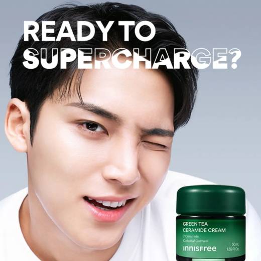 INNISFREE Green Tea Ceramide Cream 50ml Set (+20ml)