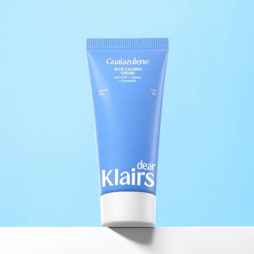 [RILAKKUMA EDITION] dear, klairs Blue Calming Cream 60g Set (+RILAKKUMA Yellow Tote Bag)