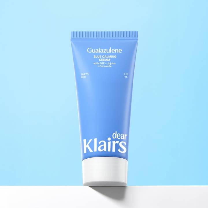 [RILAKKUMA EDITION] dear, klairs Blue Calming Cream 60g Set (+RILAKKUMA Yellow Tote Bag)