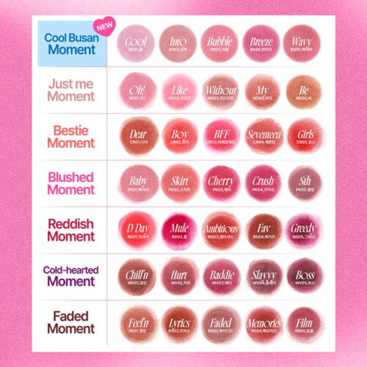 [NEW Vanilla Edition] fwee Lip & Cheek Blurry Pudding Pot (Set/Single) (38 Colors)