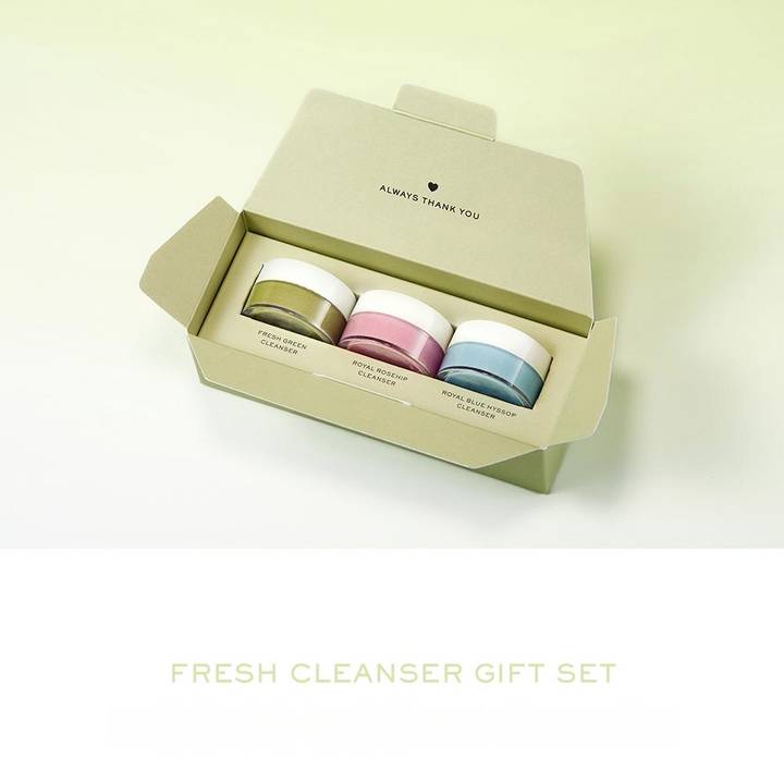 Arencia Fresh Cleanser 15g 3P Set (Green+Rosehip+Blue)
