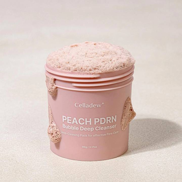 Celladew Peach PDRN Bubble Deep Cleanser 90g