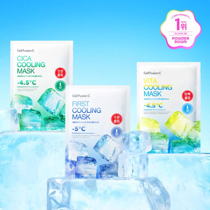 Cell Fusion C Post Alpha Cooling Mask Sheet 5P (3 Options)