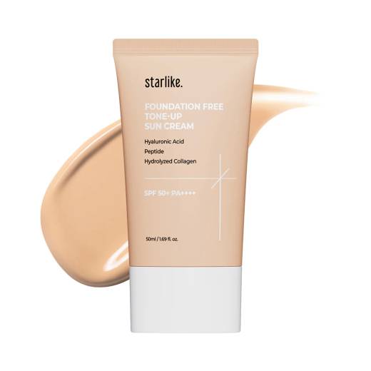 starlike Foundation Free Tone Up Sun Cream 50ml Set (2 Options)