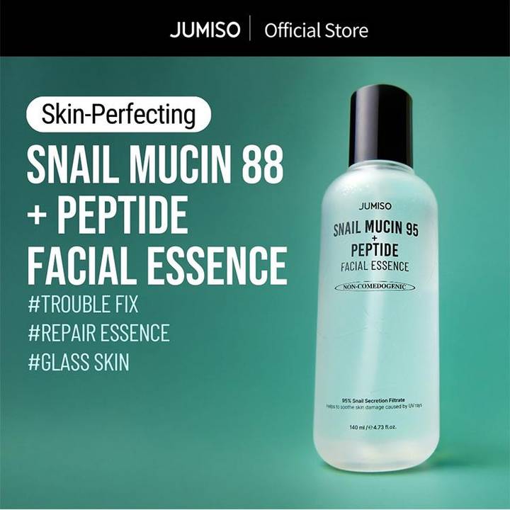 JUMISO Snail Mucin 95 + Peptide Facial Essence 140mL