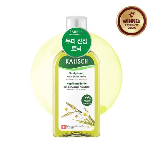 Raush Swiss Herb Scalp Tonic 200ml (Set/Single)