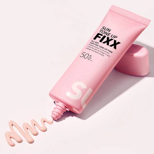 so natural All Day Sun Fixx Tone Up Pink SPF50+ PA++++ 50ml