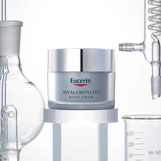 Eucerin Hyaluron 3X Night Cream 50ml Set (+Concentrate 5ml + Epcellin 7ml)