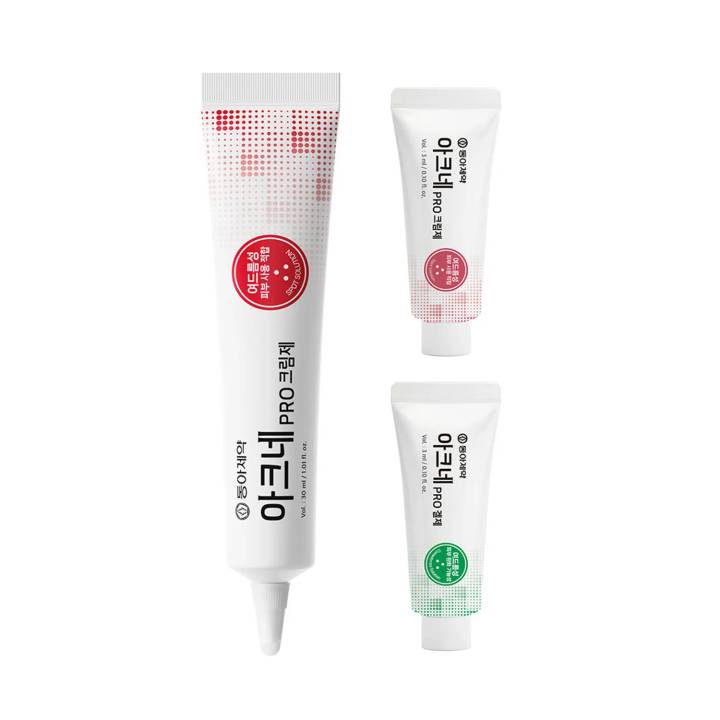 DONG-A Pharm Acne Pro Cream 30ml Set (+Cream 3ml+Gel 3ml)
