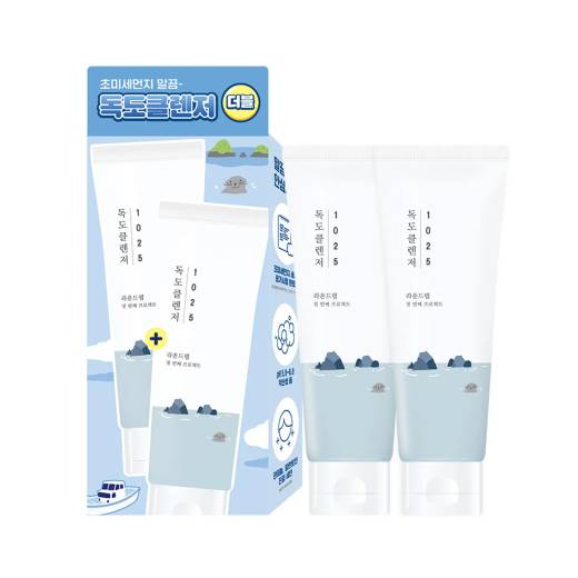 ROUND LAB 1025 Dokdo Cleanser 120ml Double Set