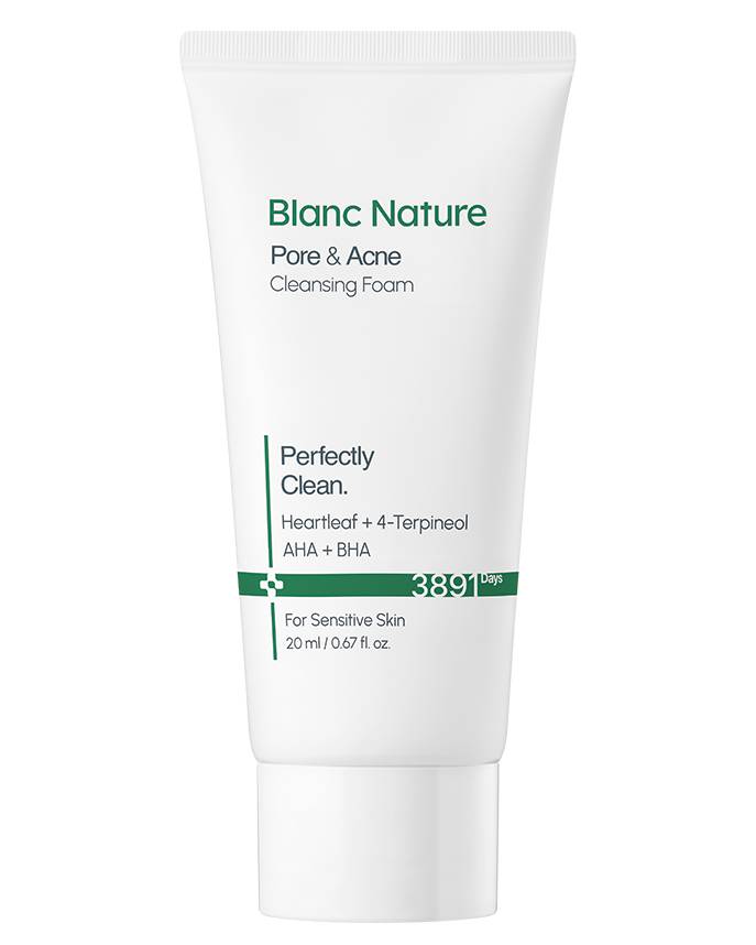 Blanc Nature Pore & Acne Cleansing Foam 20ml