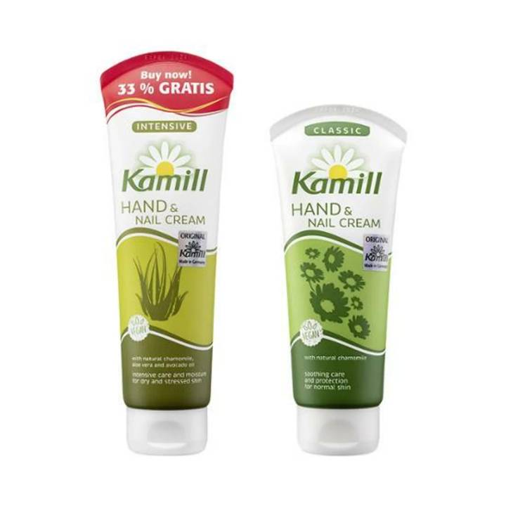 Kamill Hand & Nail Cream BEST & BONUS Duo Set (Intensive Bonus Pack 133mL+Classic 100mL)