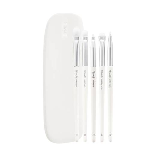 Fillimilli Eye Brush Pro Collection (5 Types) Set (+Makeup Sealer)