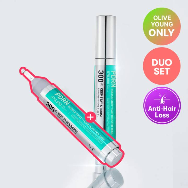 VT PDRN Reedle Shot Hair Ampoule 15ml Double Set (2 Options)
