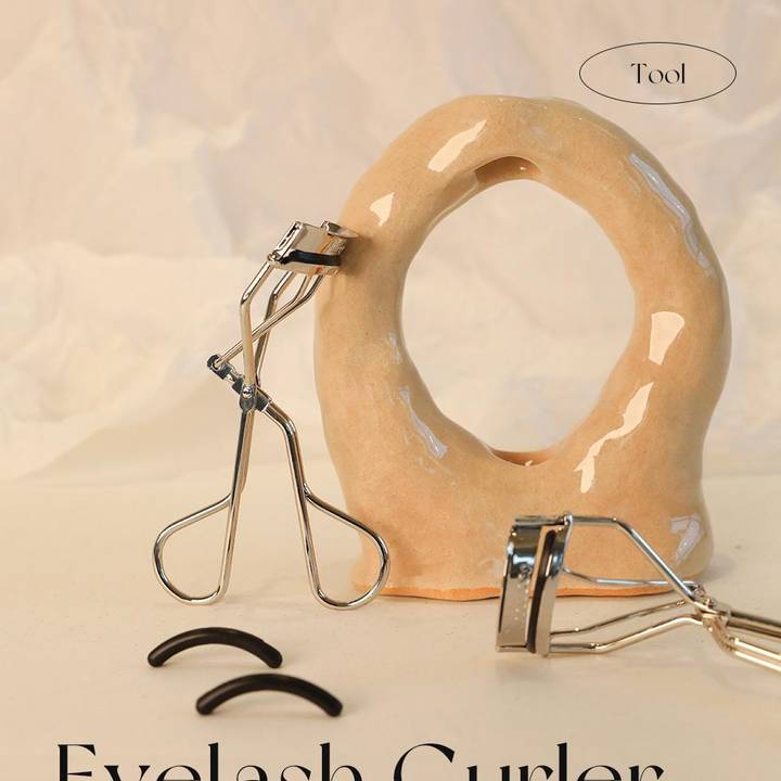 PICCASSO Eyelash Curler Silver + Refill Pad 2ea