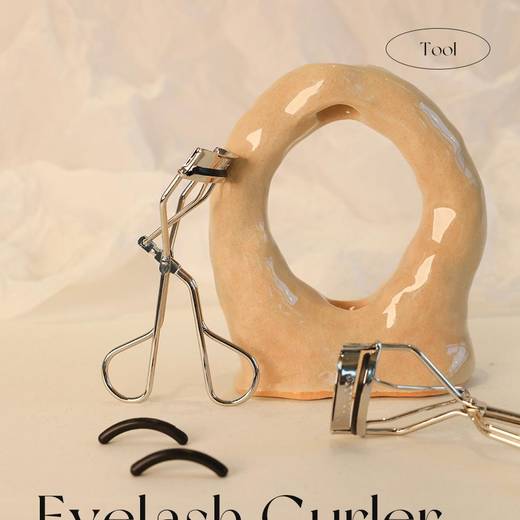 PICCASSO Eyelash Curler Silver + Refill Pad 2ea