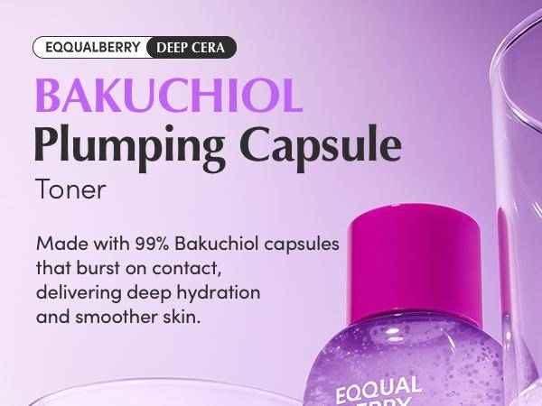EQQUALBERRY Bakuchiol Plumping Capsule Toner 150ml
