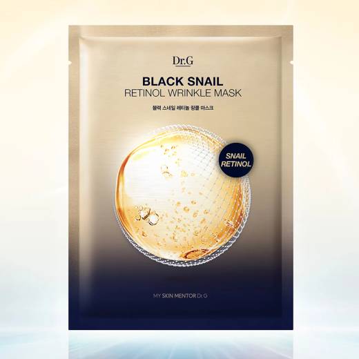 Dr.G Black Snail Retinol Wrinkle Mask 4P (+1P Set)
