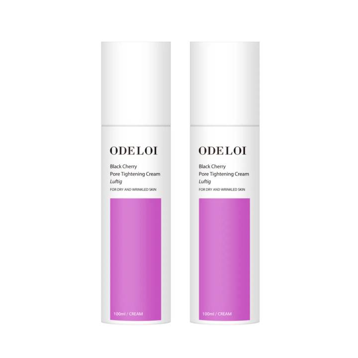 ODELOI Black Cherry Pore Tightening Cream Luftig 100ml double set