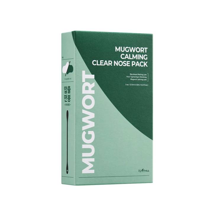Isntree Mugwort Calming Clear Nose Pack 5P