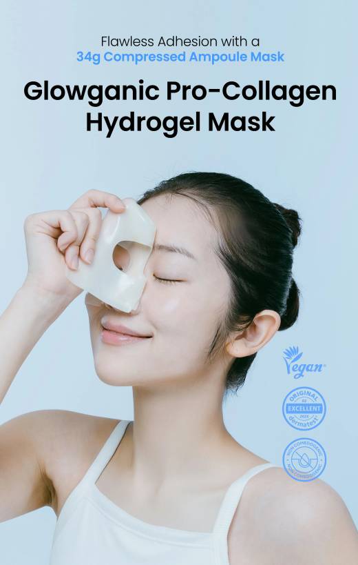 caraseoul Glowganic Pro Collagen Hydrogel Mask Sheet 4P