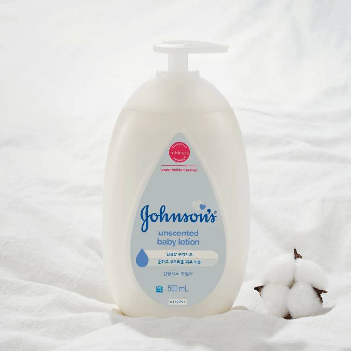 JOHNSON'S Unscented Baby Lotion White 500ml