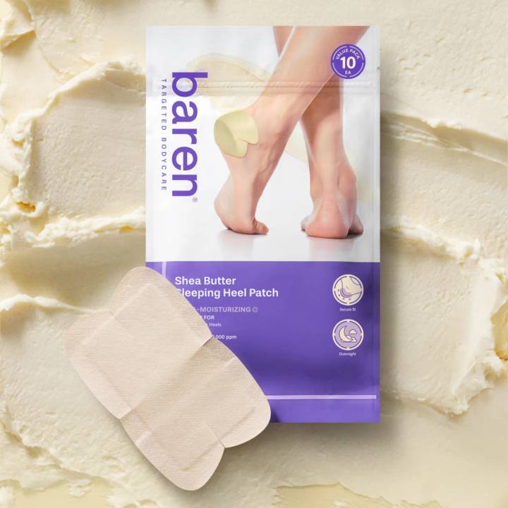 baren Shea Butter Sleeping Heel Patch (10P)