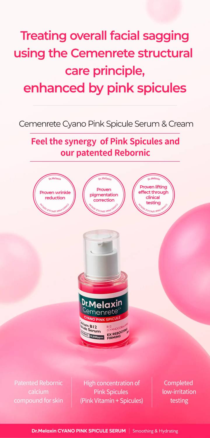 Dr.Melaxin Cemenrete Cyano Pink Spicule Serum 30ml