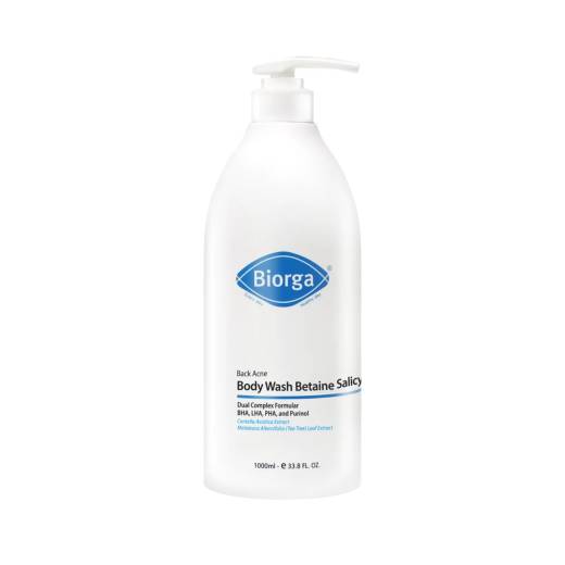 BIORGA Back Acne Body Wash Betaine Salicylate 1000ml