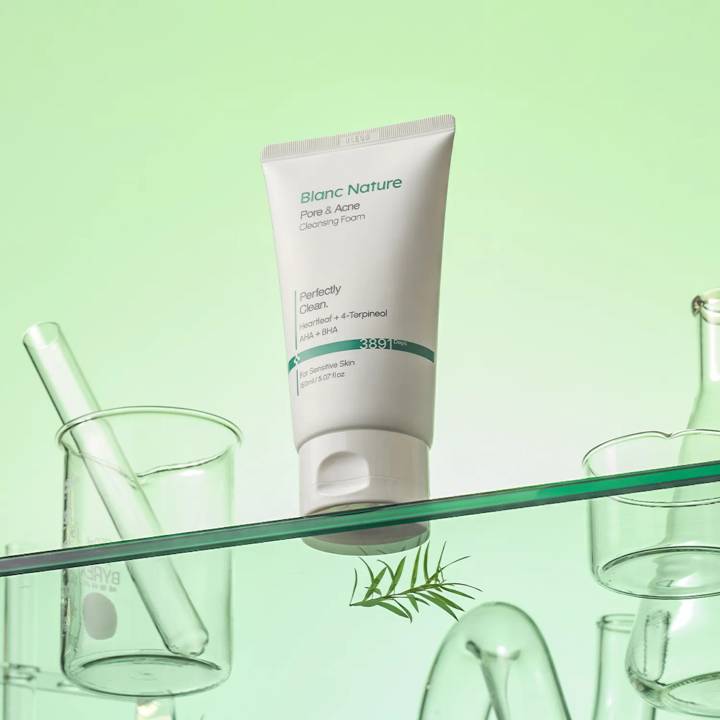 Blanc Nature Pore & Acne Cleansing Foam 150ml Set (+50ml)