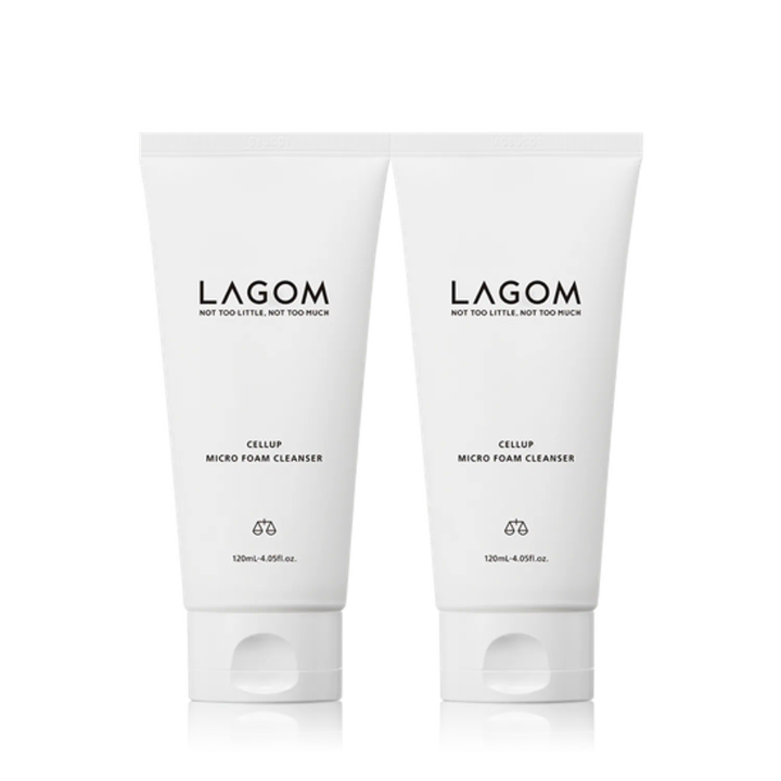 Lagom Cellup Micro Foam Cleanser 120ml*2ea