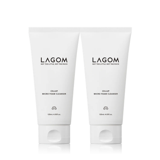 Lagom Cellup Micro Foam Cleanser 120ml*2ea