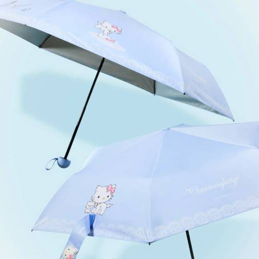 [Shinning Charmmy Kitty Edition] Fillimilli 3-Fold UV Protection Umbrella & Parasol