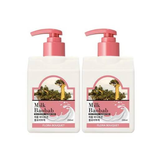 Milk Baobab Perfumed Body Lotion #Flora Bouquet 250mL*2ea Special Set