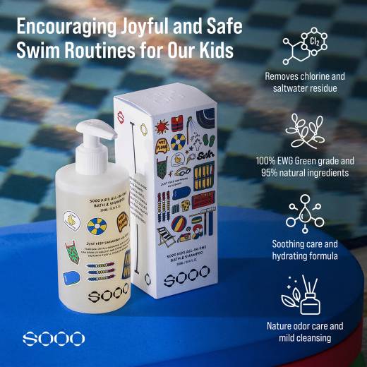 SOOO Kids All-In-One Bath & Shampoo 300ml