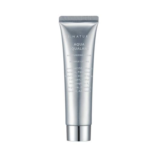S.NATURE Aqua Squalane Moisturizing Cream 60ml Double Pack (+Calming Pad 2P+Sun Cream 1.5m)