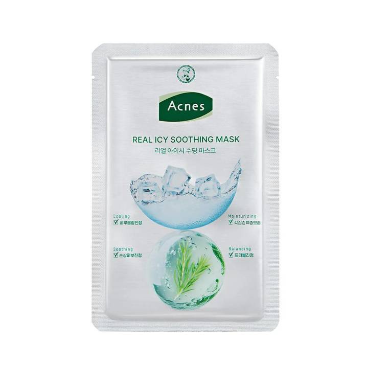Acnes Real Icy Soothing Mask Sheet 1ea