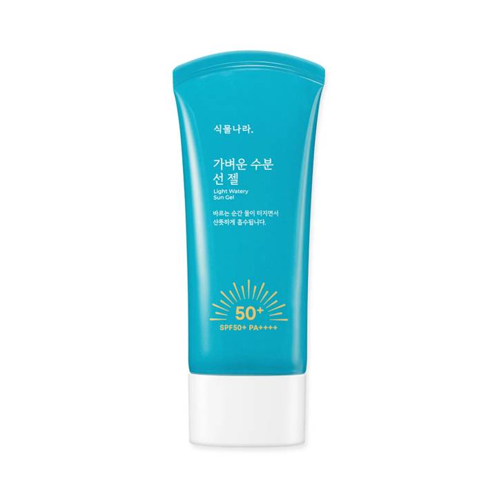 Shingmulnara Light Watery Sun Gel 60ml*2ea (+Foam Cleanser 15ml+Cleansing Oil 10ml)